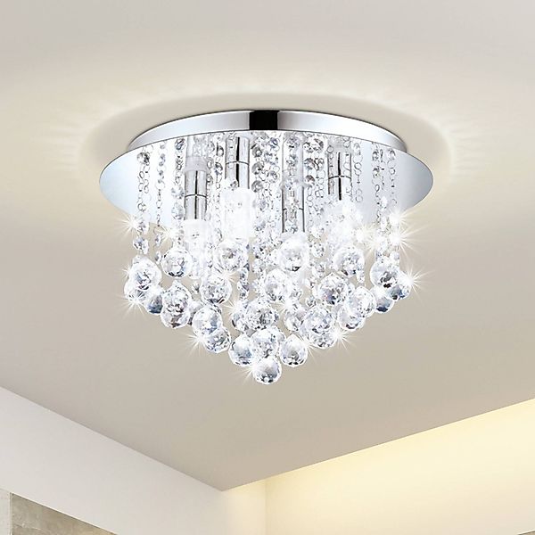 LED-Deckenleuchte Almonte mit Behang, 35cm günstig online kaufen