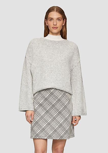 s.Oliver Strickpullover Strickpullover mit weiten Ärmeln günstig online kaufen