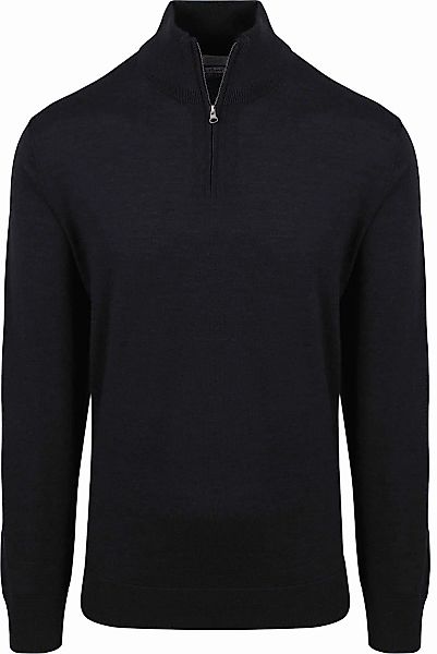 King Essentials The Michael Half Zip Pull Merino Schwarz - Größe M günstig online kaufen