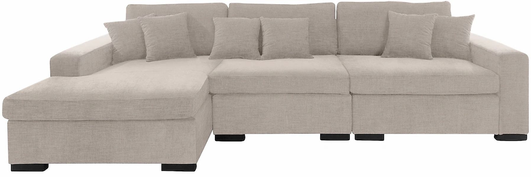Home affaire Ottomane "Skara L-Form", Lounge-Sofa mit Federkernpolsterung, günstig online kaufen