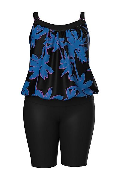 Ulla Popken Soft-BH Tankini mit Shorts Palmen Softcups günstig online kaufen
