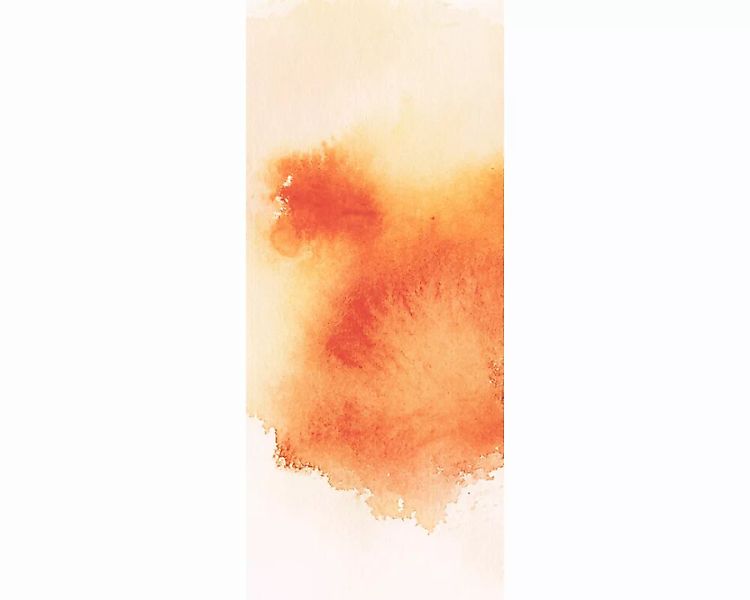 Trtapete "Orange Splash" 0,91x2,11 m / selbstklebende Folie günstig online kaufen