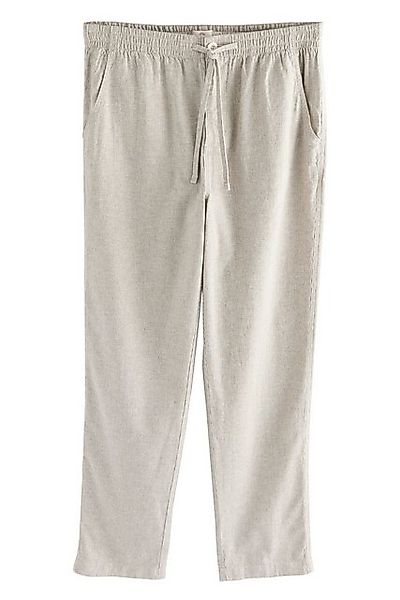 Next Leinenhose Gestreifte Hose aus Baumwolle und Leinen (1-tlg) günstig online kaufen