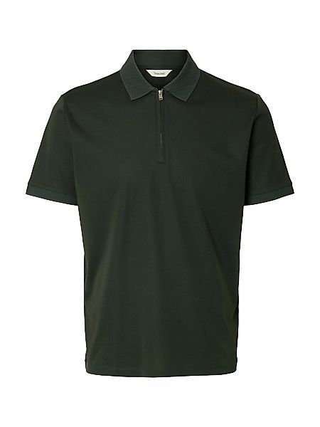 SELECTED HOMME Poloshirt "SLHFAVE ZIP SS POLO NOOS" günstig online kaufen