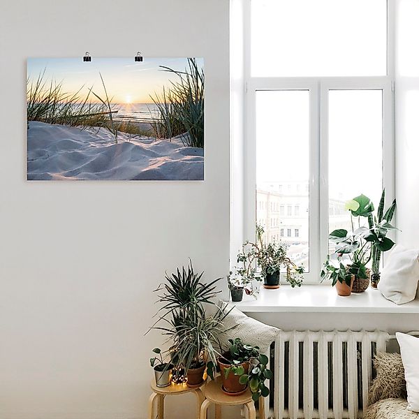 Artland Wandbild »Ostseestrand« Strand 1 Stk. tlg. als Alubild, Outdoorbild günstig online kaufen
