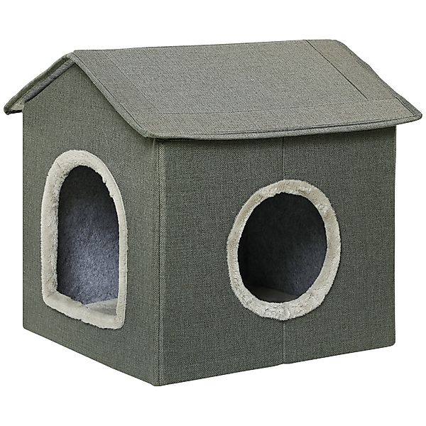 PawHut Tierbett Katzenhaus, Polyester, BxLxH: 43,5 günstig online kaufen