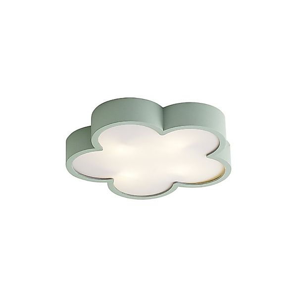 Qazqa Deckenleuchte Lucille, ohne Leuchtmittel, E27, Grün, Für Kinder, Holz günstig online kaufen