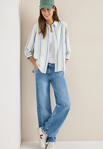 Cecil Hemdbluse im Seersucker-Style mit Streifen günstig online kaufen