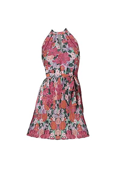 Vila Shirtkleid Lockeres Blusenkleid Plissiertes Neckholder günstig online kaufen