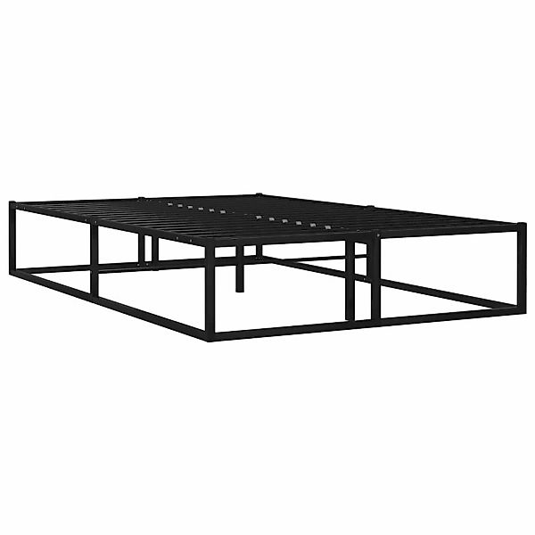 Bettgestell Schwarz Metall 120x200 Cm günstig online kaufen