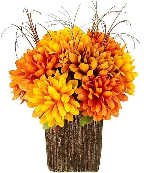 Kunstblume Chrysanthemen im Topf Chrysantheme, I.GE.A., Höhe 27 cm, Herbstg günstig online kaufen