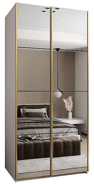 ABIKS MÖBEL Schwebetürenschrank LUX 2 hoher Schlafzimmerschrank - mit Spieg günstig online kaufen