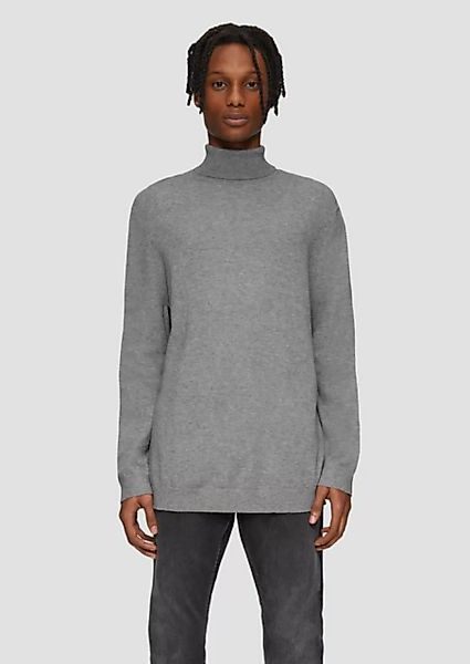 QS Strickpullover Slim-Fit-Pullover mit Rollkragen günstig online kaufen