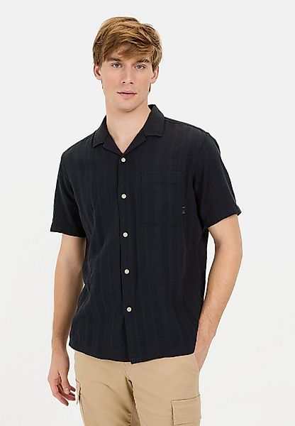 camel active Kurzarmhemd mit Brusttasche Kurzarm Resortkragen Resortkragen günstig online kaufen