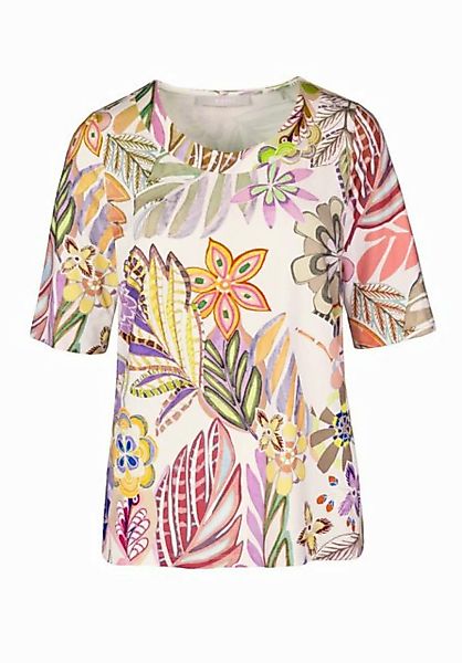 bianca Print-Shirt EDIRA mit modernem Rundhalsausschnitt in Trendfarben günstig online kaufen