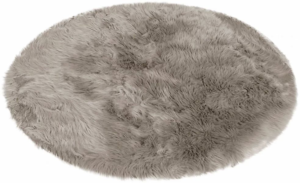 my home Hochflor-Teppich Valeria Fellteppich kuschelig, günstig online kaufen