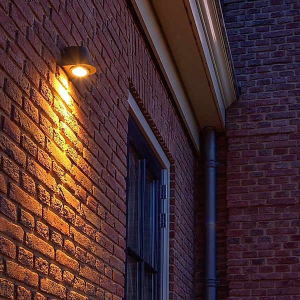 Außenwandleuchte Offshore, IP44, schwarz günstig online kaufen