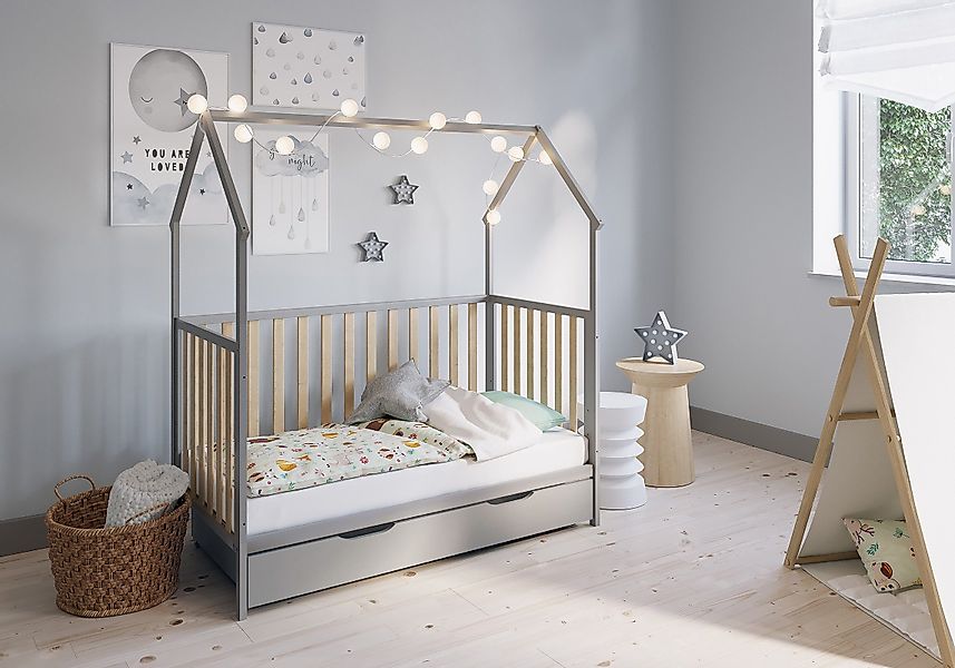 FabiMax Kinderbett Hausbett Schlafmütze 140 x günstig online kaufen