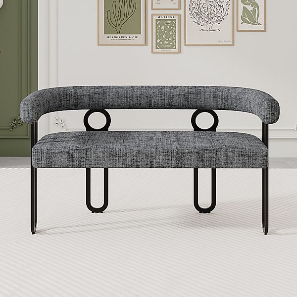 KLAM HOME Esszimmerstuhl Loungesessel 2-Sitzer Doppelsitzsofa günstig online kaufen