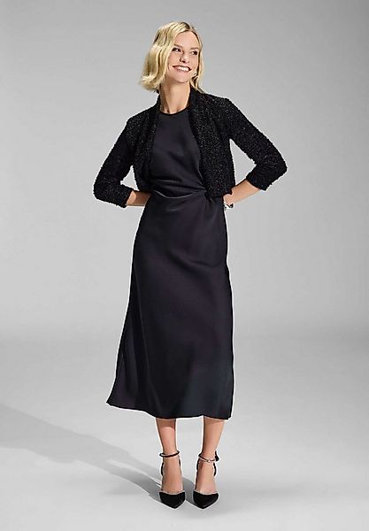 SWING Boleroblazer - Bolero Jacke in Chenille Optik Taillierter Schnitt günstig online kaufen