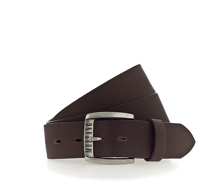 MUSTANG Ledergürtel Genarbtes Vollleder mit Glanz, günstig online kaufen