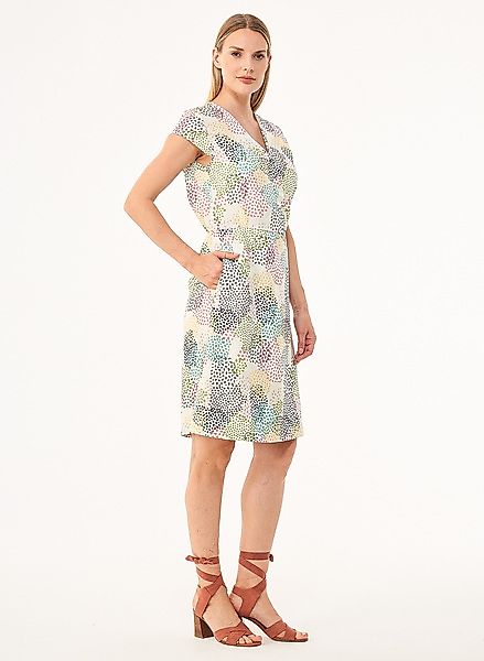 Kleid Aus Tencel Lyocell Mit Allover-print günstig online kaufen