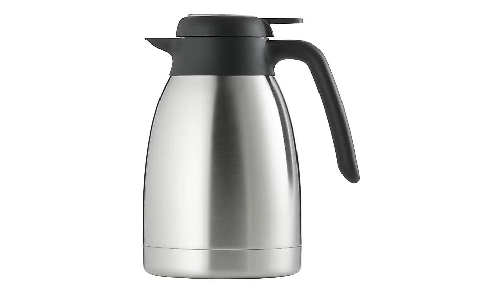 KHG Isolierkanne 1 5L   ¦ silber ¦ Edelstahl ¦ Maße (cm): B: 20 H: 23 Kaffe günstig online kaufen