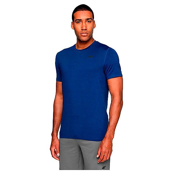 4f Kurzärmeliges T-shirt L Dark Blue Melange günstig online kaufen
