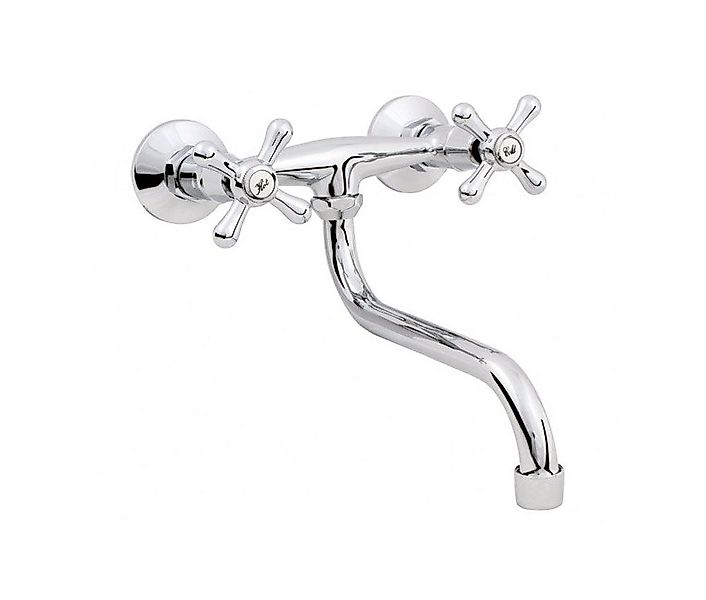 Hydroland Spültischarmatur Retro Zweigriffmischer Spültisch- / günstig online kaufen