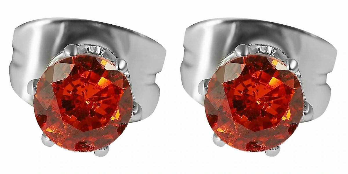 Adelia´s Paar Ohrhänger "Damen Ohrringe – Ohrstecker aus Edelstahl mit Zirk günstig online kaufen