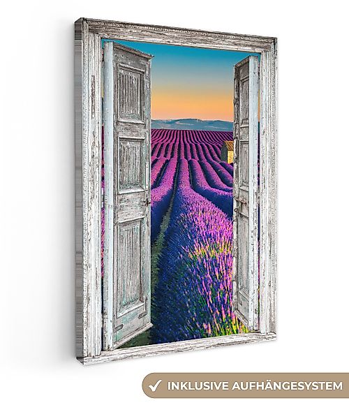 OneMillionCanvasses® Leinwandbild Lavendel - Sommer - günstig online kaufen