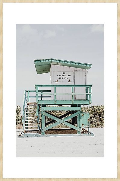 Wandkraft | Wanddekoration Lifeguard House Passepartout günstig online kaufen