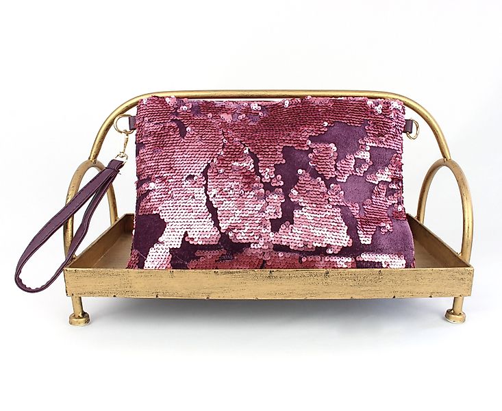 ZEBRO Clutch Pailletten-Clutch günstig online kaufen