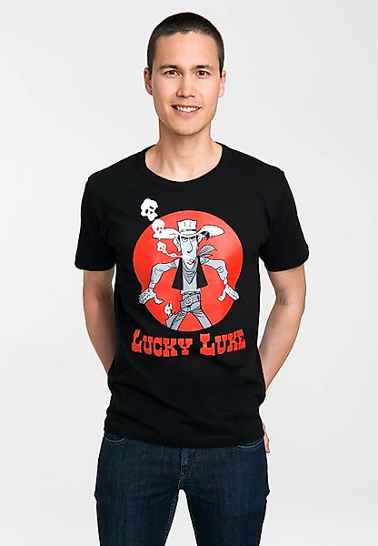 LOGOSHIRT T-Shirt "Lucky Luke - Daisy Town" mit Lucky Luke-Print günstig online kaufen
