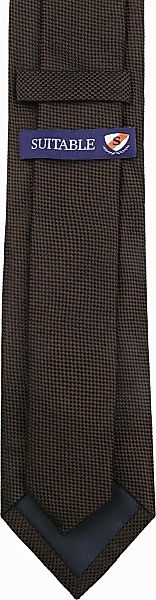 Suitable Seide Krawatte Braun - günstig online kaufen