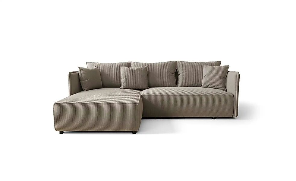 Ecksofa  Milano ¦ braun ¦ Maße (cm): B: 245 H: 85 Polstermöbel > Sofas > 3- günstig online kaufen