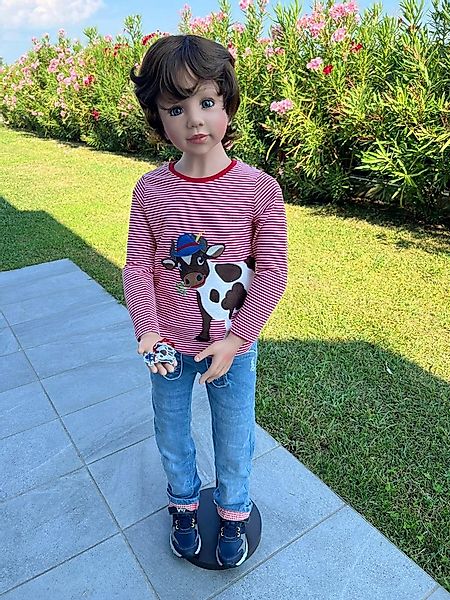 CMTPUPPENGALERIE Stehpuppe Marco von Monika Levenig - braun - 122 cm (1-tlg günstig online kaufen