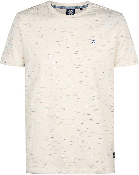 Petrol T-Shirt Sandstone Melange Ecru - Größe XXL günstig online kaufen