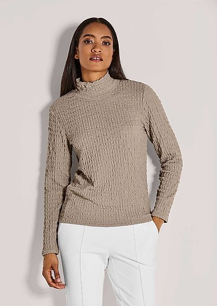MADELEINE Langarmshirt Elegantes Oberteil mit Stehkragen günstig online kaufen