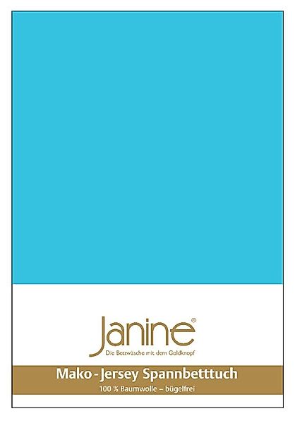 Janine Spannbettlaken Janine Mako Jersey Spannbetttuch günstig online kaufen