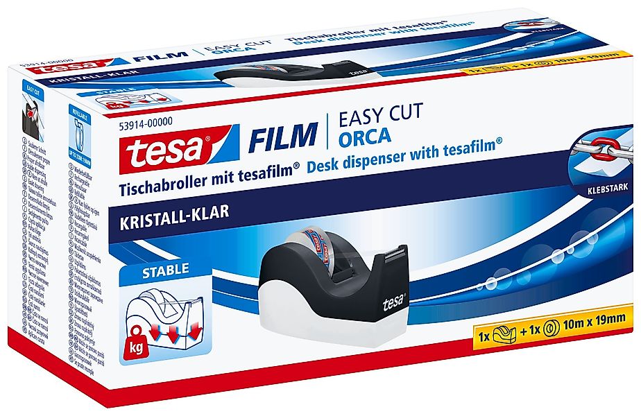 tesa Klebeband EASY CUT ORCA Abroller günstig online kaufen