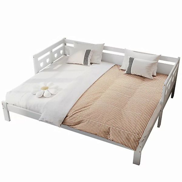 XDeer Bett Tagesbett,Ausziehbar Bett,90*190cm,Kiefer massiv, mit 2., Schlaf günstig online kaufen