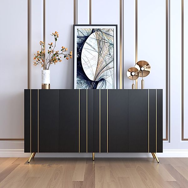MODFU Sideboard mit verstellbaren Einlegeböden (Beistellschrank, günstig online kaufen