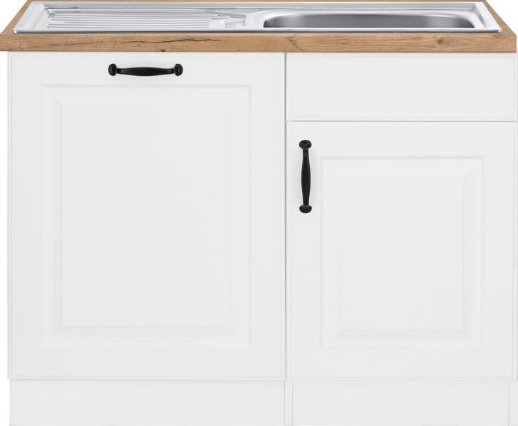 wiho Küchen Spülenschrank "Erla" 110 cm breit, inkl. Tür/Sockel für Geschir günstig online kaufen