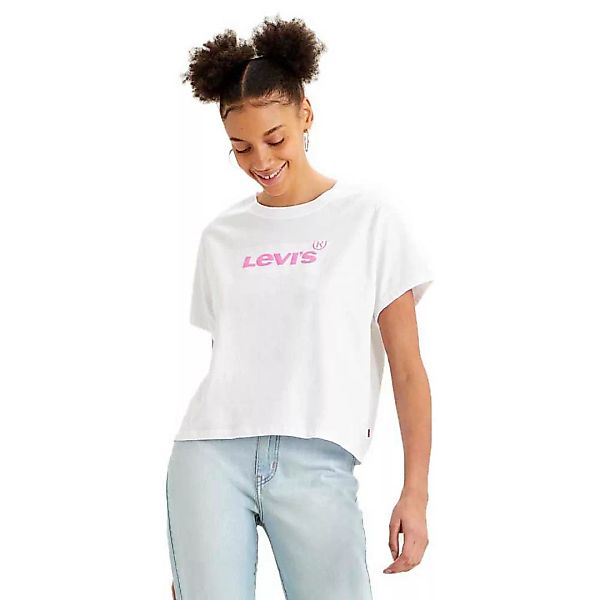 Levi´s ® Graphic Varsity Kurzarm T-shirt 2XS BW Neon Pop White günstig online kaufen