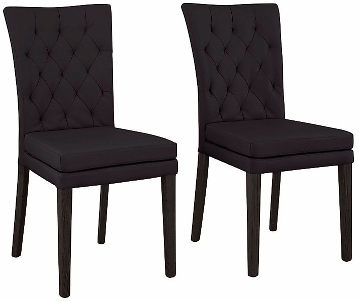 Home affaire 4-Fußstuhl "Colorado" (Set) 6 Stk. Kunstleder Beine aus Buche, günstig online kaufen