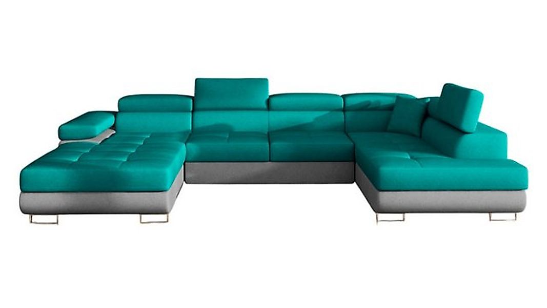 Xlmoebel Ecksofa Stoff U-Form Sofa Wohnlandschaft Eckcouch Garnitur Moderne günstig online kaufen