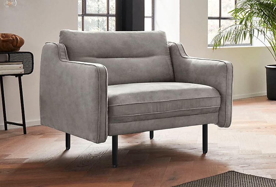 Home affaire Sessel "Nordfyn" edles Design in 3 Bezugsqualitäten, Design by günstig online kaufen