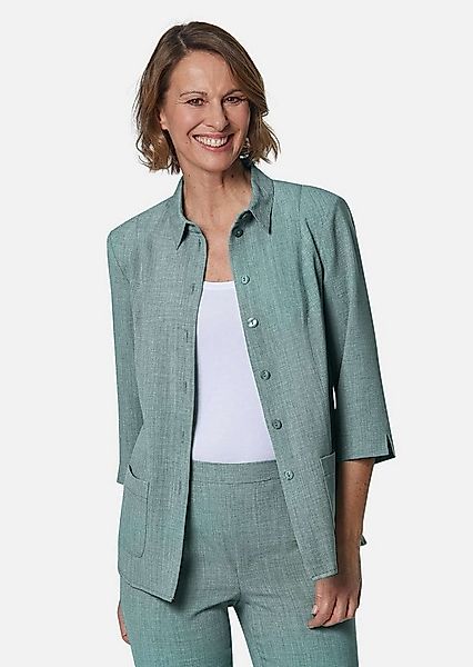 GOLDNER 2-in-1-Kleid Kurzgröße: Leichthosenanzug in Leinenoptik günstig online kaufen