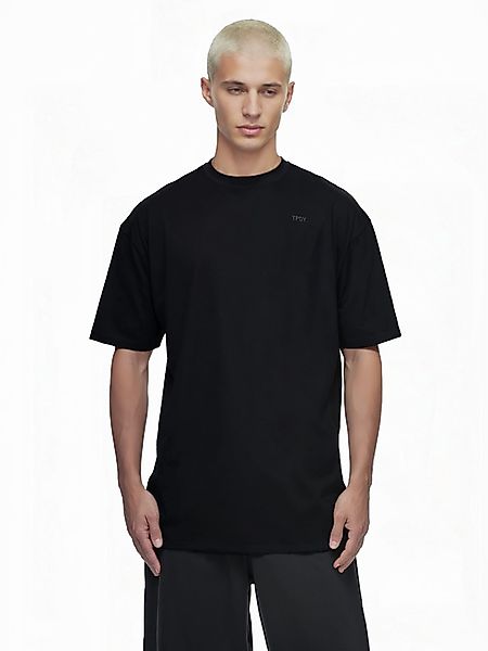 trueprodigy Oversize-Shirt Haram Logostickerei Rundhals dicker günstig online kaufen